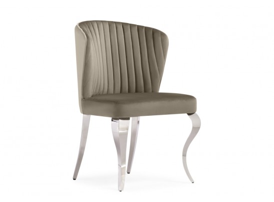 Стул на металлокаркасе Edwin light beige / steel в Набережных Челнах