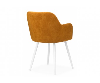 Стул на металлокаркасе Инфини 360 терракота (ocean 015) / белый