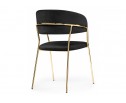 Стул на металлокаркасе Kamelia black / gold в Набережных Челнах