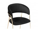 Стул на металлокаркасе Kamelia black / gold в Набережных Челнах