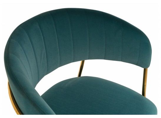 Стул на металлокаркасе Kamelia green / gold в Набережных Челнах