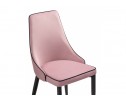 Стул на металлокаркасе Kora 1 light purple / black в Набережных Челнах