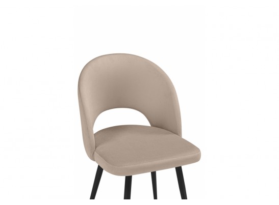 Стул на металлокаркасе Курбис бежевый (zd 210) / черный в Набережных Челнах