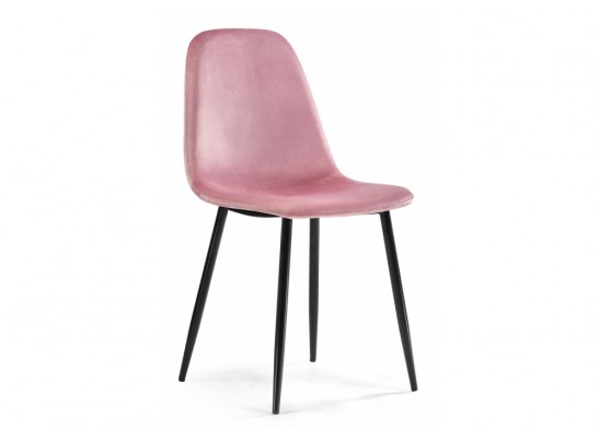 Стул на металлокаркасе Lilu pink / black в Набережных Челнах