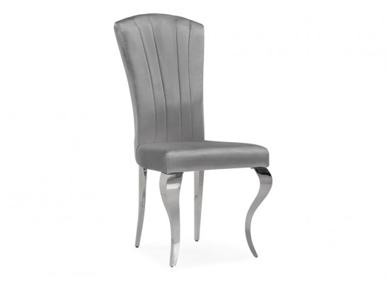 Стул на металлокаркасе Sally dark grey / steel в Набережных Челнах