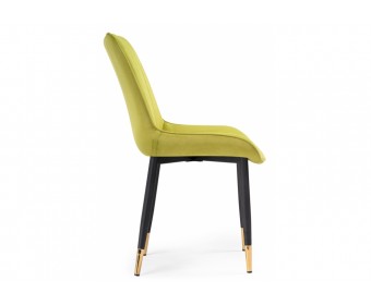 Стул на металлокаркасе Seda 1 khaki / gold / black