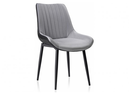 Стул на металлокаркасе Seda black / light gray в Набережных Челнах