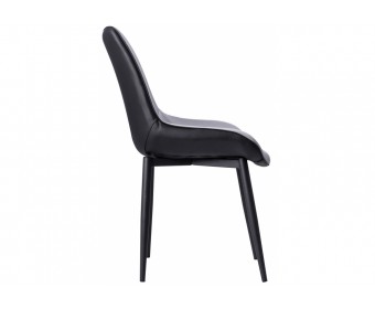 Стул на металлокаркасе Seda black / light gray