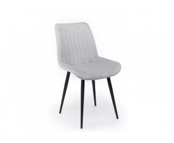 Стул на металлокаркасе Седа светло-серый (zd 960) / черный