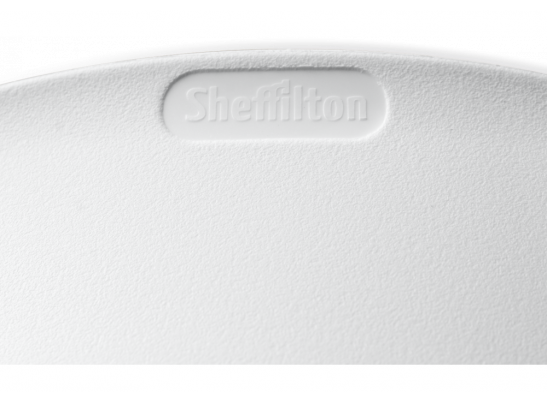 Стул на металлокаркасе SHT-ST19 / S100 белый / черный муар в Набережных Челнах