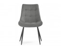 Стул на металлокаркасе Sidra dark gray / black в Набережных Челнах