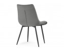 Стул на металлокаркасе Sidra dark gray / black в Набережных Челнах