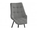 Стул на металлокаркасе Sidra dark gray / black в Набережных Челнах