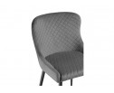 Стул на металлокаркасе Teo dark gray / black в Набережных Челнах