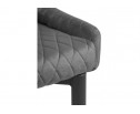Стул на металлокаркасе Teo dark gray / black в Набережных Челнах