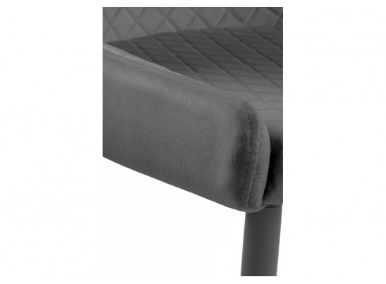 Стул на металлокаркасе Teo dark gray / black в Набережных Челнах