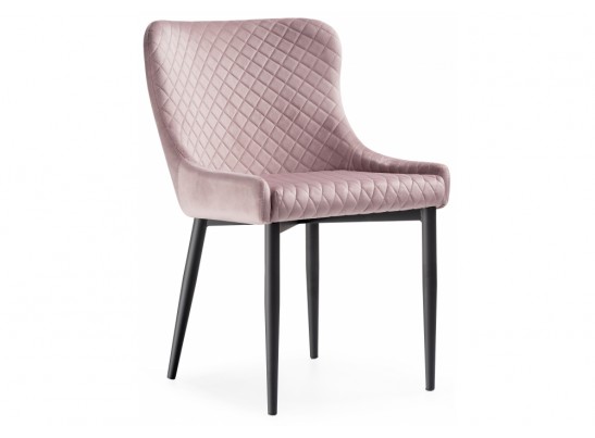 Стул на металлокаркасе Teo light purple / black в Набережных Челнах