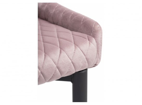 Стул на металлокаркасе Teo light purple / black в Набережных Челнах