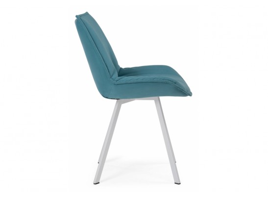 Стул на металлокаркасе Тува бирюзовый / белый каркас в Набережных Челнах