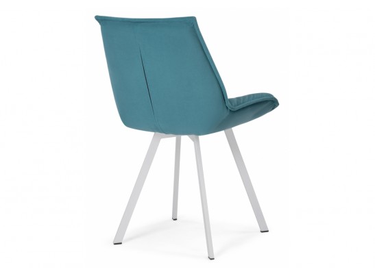 Стул на металлокаркасе Тува бирюзовый / белый каркас в Набережных Челнах