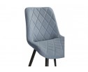 Стул на металлокаркасе Fox light blue / black в Набережных Челнах
