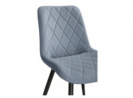 Стул на металлокаркасе Fox light blue / black в Набережных Челнах