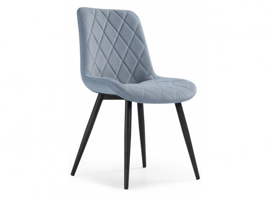 Стул на металлокаркасе Fox light blue / black в Набережных Челнах