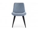 Стул на металлокаркасе Fox light blue / black в Набережных Челнах