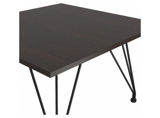 Журнальный столик Sheffilton SHT-TU29/H36/ЛДСП 70/70 венге луизиана / черный муар в Набережных Челнах