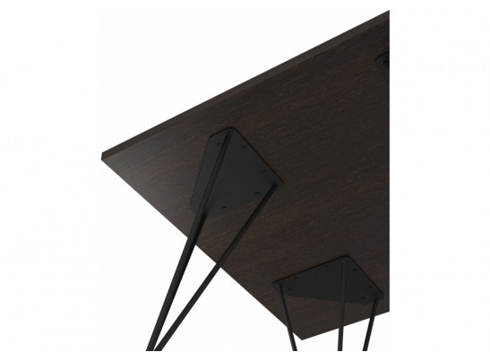 Журнальный столик Sheffilton SHT-TU29/H36/ЛДСП 70/70 венге луизиана / черный муар в Набережных Челнах