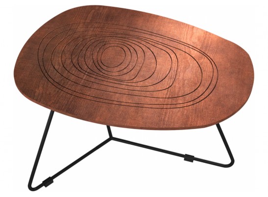 Журнальный столик SHT-CT52-3 кариф / черный муар в Набережных Челнах