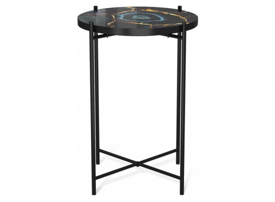 Журнальный столик SHT-CT8-3 титановый кварц / черный муар в Набережных Челнах