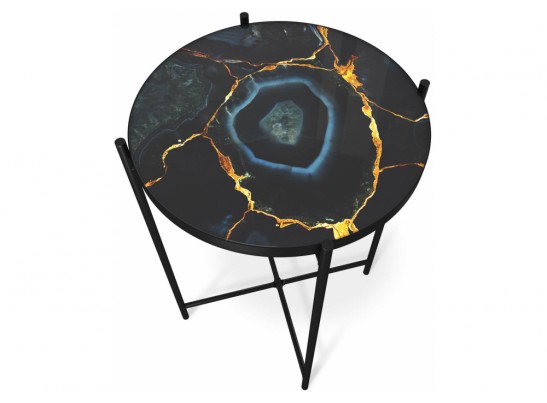 Журнальный столик SHT-CT8-3 титановый кварц / черный муар в Набережных Челнах