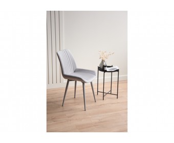 Стул на металлокаркасе Седа светло-серый (zd 960) / серый