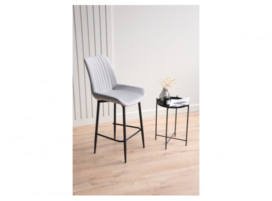 Полубарный стул Седа светло-серый (zd 960) / черный в Набережных Челнах