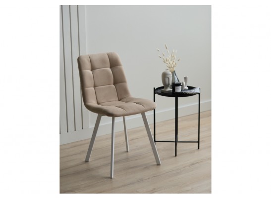 Стул на металлокаркасе Чилли бежевый / белый в Набережных Челнах