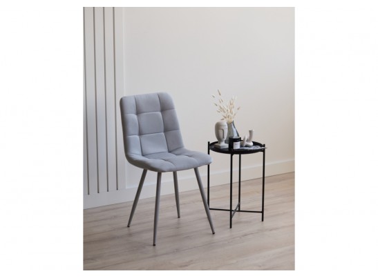 Стул на металлокаркасе Чилли светло-серый / серый в Набережных Челнах