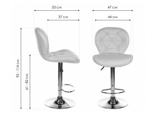 Барный стул Prima бежевый в Набережных Челнах