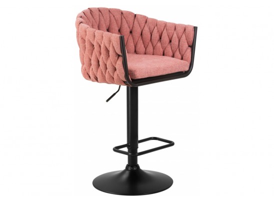 Барный стул 9690-LM Leon розовый / черный в Набережных Челнах
