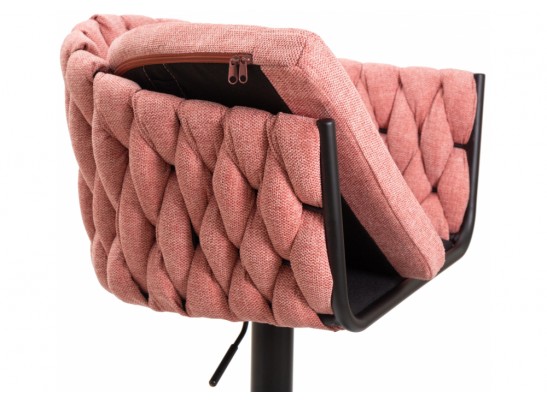 Барный стул 9690-LM Leon розовый / черный в Набережных Челнах