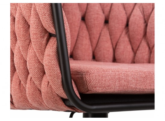 Барный стул 9690-LM Leon розовый / черный в Набережных Челнах