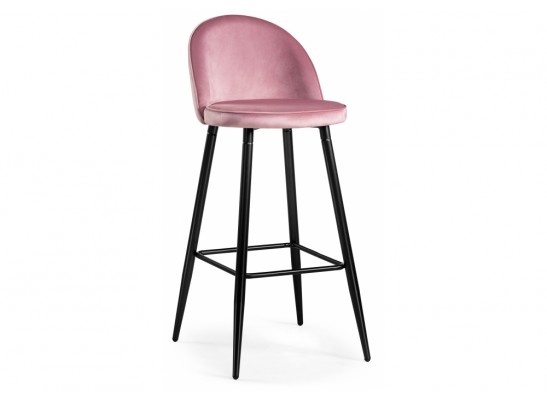 Барный стул Dodo 1 pink with edging / black в Набережных Челнах