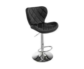 Барный стул Porch black / chrome