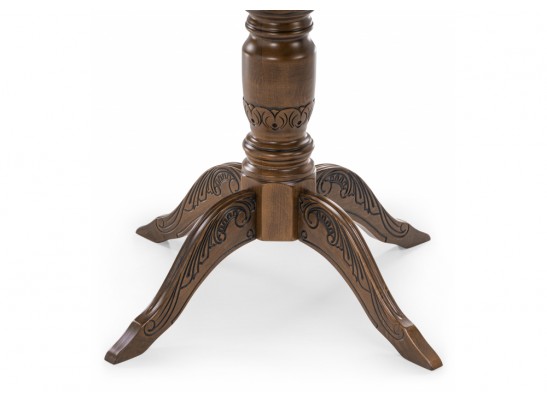 Деревянный стол Аллофан круглый орех в Набережных Челнах