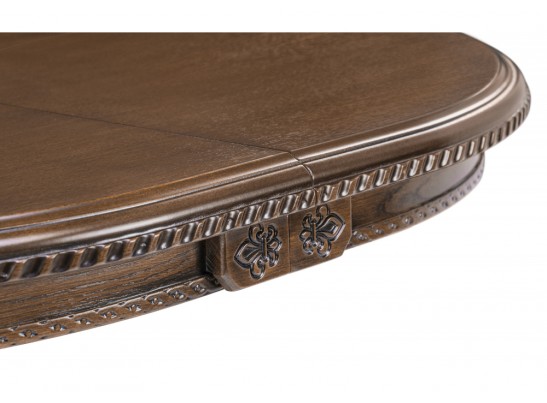 Деревянный стол Аллофан круглый орех в Набережных Челнах