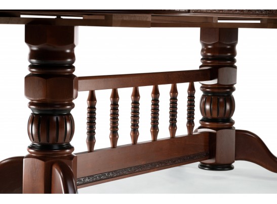 Деревянный стол Кантри орех с коричневой патиной в Набережных Челнах