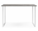 Деревянный стол Лиман 117 x 77 бетон светлый / белый матовый в Набережных Челнах