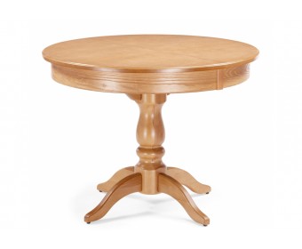 Деревянный стол Орден 100(140)x100 круглый дуб