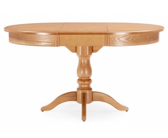 Деревянный стол Орден 100(140)x100 круглый дуб