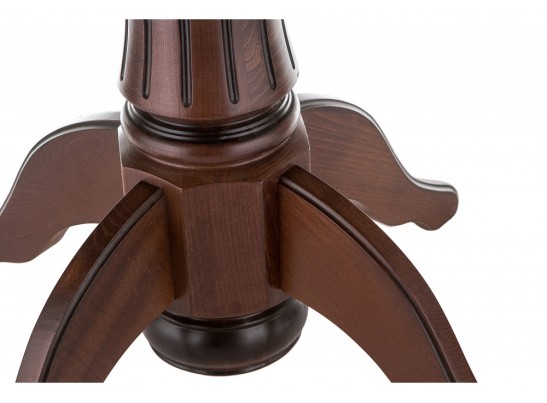 Деревянный стол Павия 90(120)х90х80 орех с коричневой патиной в Набережных Челнах